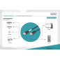 DIGITUS Câble LAN Cat 6-10m - Câble réseau extérieur - S/FTP blindé - PoE+ & RJ45 - Compatible Cat 6A - Noir DIGITUS Câble LAN Cat 6-10m - Câble réseau extérieur - S/FTP blindé - PoE+ & RJ45 - Compatible Cat 6A - Noir
