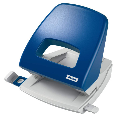 PETRUS 623349 - Taladro de oficina 2 agujeros modelo 85 color azul