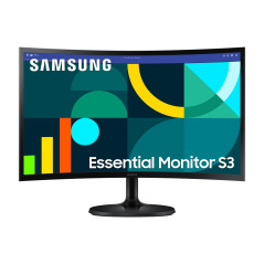 Samsung Écran PC S36GD, Taille 24" - Dalle VA, Résolution FHD (1920 x 1080), 100Hz, Inclinable, VESA 75x75 , Contraste 3000:1, E