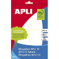 APLI – etichette 50 x 70 mm bianco, 10 Pezzi