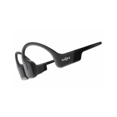 SHOKZ OpenRun Casque à Conduction osseuse, écouteurs Bluetooth Oreilles Libres pour Le Sport avec Micro, Casque sans Fil étanche