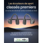 SHOKZ OpenRun Casque à Conduction osseuse, écouteurs Bluetooth Oreilles Libres pour Le Sport avec Micro, Casque sans Fil étanche SHOKZ OpenRun Casque à Conduction osseuse, écouteurs Bluetooth Oreilles Libres pour Le Sport avec Micro, Casque sans Fil étanche