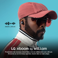 LG, xboom Buds, Ecouteurs Bluetooth sans Fil, Casque Bluetooth, Réduction de Bruit, Casque sans Fil, oreillette Bluetooth Sports