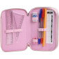 Trousse avec Accessoires Giotto Stitch avec marqueurs, Crayons et stylos | Trousse Scolaire complète avec Motif Disney, Point (S
