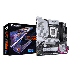 GIGABYTE B760M AORUS Elite WIFI6E GEN5 Carte Mère – Compatible avec Les processeurs Intel Core 14e génération, VRM numérique 12+