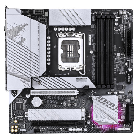 GIGABYTE B760M AORUS Elite WIFI6E GEN5 Carte Mère – Compatible avec Les processeurs Intel Core 14e génération, VRM numérique 12+