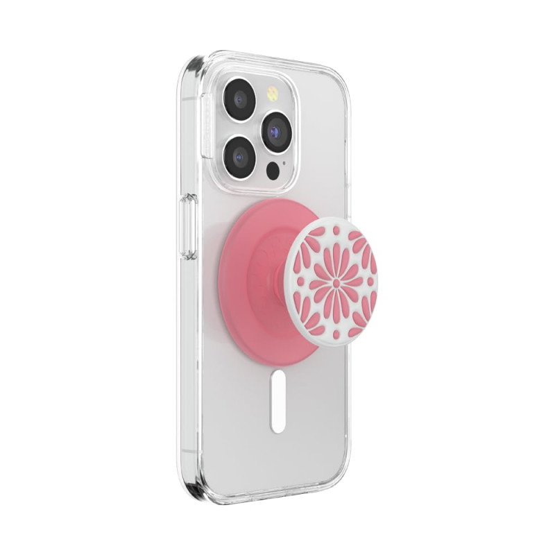 PopSockets Poignée Ronde pour téléphone Compatible avec MagSafe, Anneau Adaptateur Inclus, Support de téléphone, Compatible avec