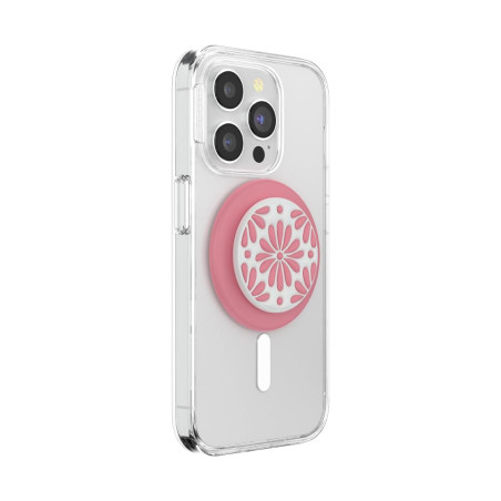 PopSockets Poignée Ronde pour téléphone Compatible avec MagSafe, Anneau Adaptateur Inclus, Support de téléphone, Compatible avec