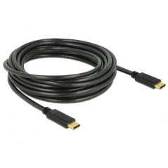 DeLOCK 83868 câble USB 4 m USB 2.0 USB C Noir