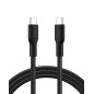 Belkin Eco Câble USB-C vers USB-C avec gaine tressée, 2 m, 240 W, doux au toucher, souple, Câble de recharge rapide, pour iPhone