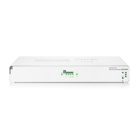 HPE Networking Instant On Secure Gateway SG2505P Passerelle gérée intelligente 5 ports 2,5 G avec PoE, 2 x 2,5 G Base-T, 3 x 1G