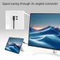 ACT Câble USB C coudé de 2 m, PD 60 W, connecteur USB C coudé à 90 degrés, haut/bas vers le haut/bas, vitesse de données 10 Gbps ACT Câble USB C coudé de 2 m, PD 60 W, connecteur USB C coudé à 90 degrés, haut/bas vers le haut/bas, vitesse de données 10 Gbps