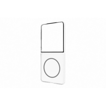 Designed for Samsung Yuchuan Coque de Protection magnétique en Deux Parties pour Galaxy Z Flip7 avec Aimant pour Fixer des Gadge