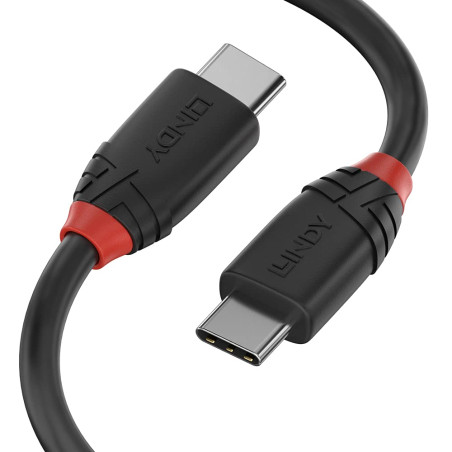 LINDY Câble USB C 36905 50 cm Noir