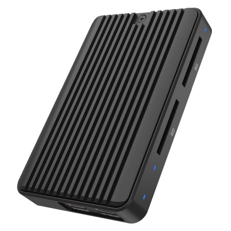 ICY BOX IB-CR602M-C31 M.2 Boîtier SSD avec lecteur de cartes