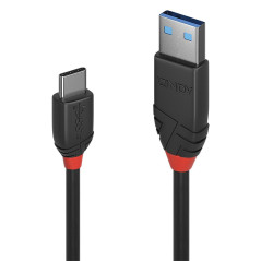 LINDY 36917 Câble USB 3.1 Type A vers C 3A 1.5 M