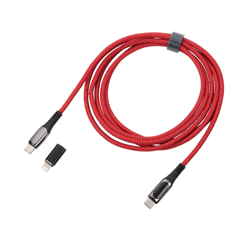 TROIKA Câble de Charge Haute Vitesse USB-C 100W PD Power Delivery vers USB-C - SPEEDY XL - Avec Fonction de Transfert de Données TROIKA Câble de Charge Haute Vitesse USB-C 100W PD Power Delivery vers USB-C - SPEEDY XL - Avec Fonction de Transfert de Données