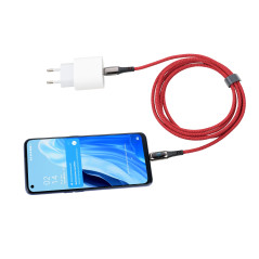 TROIKA Câble de Charge Haute Vitesse USB-C 100W PD Power Delivery vers USB-C - SPEEDY XL - Avec Fonction de Transfert de Données