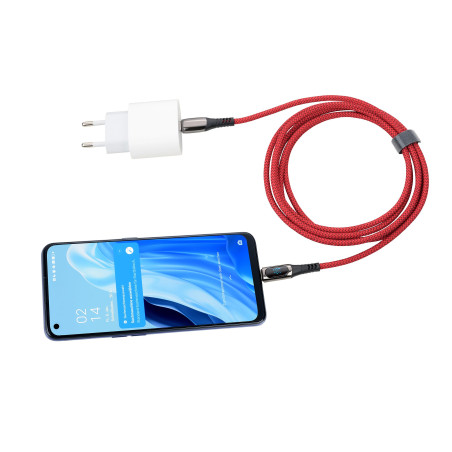 TROIKA Câble de Charge Haute Vitesse USB-C 100W PD Power Delivery vers USB-C - SPEEDY XL - Avec Fonction de Transfert de Données