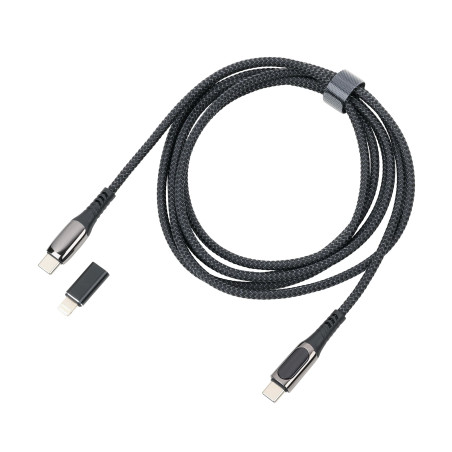 TROIKA Câble de Charge Haute Vitesse USB-C 100W PD Power Delivery vers USB-C - SPEEDY XL - Avec Fonction de Transfert de Données