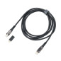 TROIKA Câble de Charge Haute Vitesse USB-C 100W PD Power Delivery vers USB-C - SPEEDY XL - Avec Fonction de Transfert de Données TROIKA Câble de Charge Haute Vitesse USB-C 100W PD Power Delivery vers USB-C - SPEEDY XL - Avec Fonction de Transfert de Données