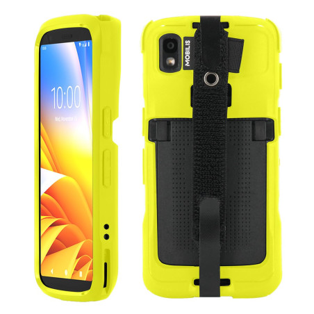 MOBILIS Coque pour Zebra TC22 TC27 avec Patte de Saisie Antichute & Porte-Stylet, Etui Protection Militaire Fabriqué en France,