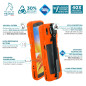 MOBILIS Coque pour Zebra TC22 TC27 avec Patte de Saisie Antichute & Porte-Stylet, Etui Protection Militaire Fabriqué en France, 