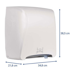 Maul Distributeur de Serviettes en Papier, 34,8 x 21,8 x 38,5 cm, pour jusqu'à 760 Feuilles, en Plastique incassable, idéal pour