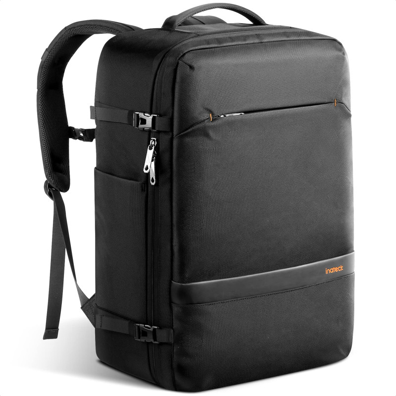Inateck 42L Sac à Dos Voyage Cabine pour Ordinateur Portable 15,6 Pouces Bagage à Main 2 Poignées pour Avion Antivol Femme&Homme Inateck 42L Sac à Dos Voyage Cabine pour Ordinateur Portable 15,6 Pouces Bagage à Main 2 Poignées pour Avion Antivol Femme&Homme