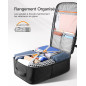 Inateck 42L Sac à Dos Voyage Cabine pour Ordinateur Portable 15,6 Pouces Bagage à Main 2 Poignées pour Avion Antivol Femme&Homme Inateck 42L Sac à Dos Voyage Cabine pour Ordinateur Portable 15,6 Pouces Bagage à Main 2 Poignées pour Avion Antivol Femme&Homme