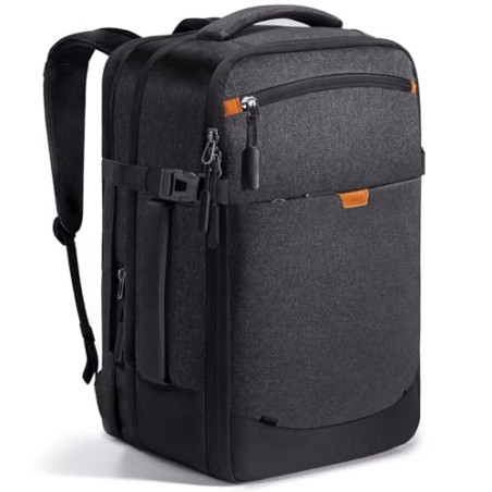 Inateck 17-20L Sac à Dos Voyage Cabine 40x25x20cm Ryanair Bagage à Main Easyjet, Avion, femme&homme, Extensible, pour Ordinateur