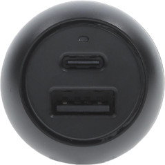 OtterBox Chargeur Voiture 2 Ports 32W, USB-C 20W + USB-A 12W, Chargeur Rapide pour Smartphone et Tablette, Robuste, Ultra Durabl
