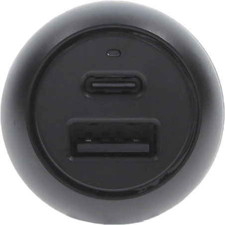 OtterBox Chargeur Voiture 2 Ports 32W, USB-C 20W + USB-A 12W, Chargeur Rapide pour Smartphone et Tablette, Robuste, Ultra Durabl