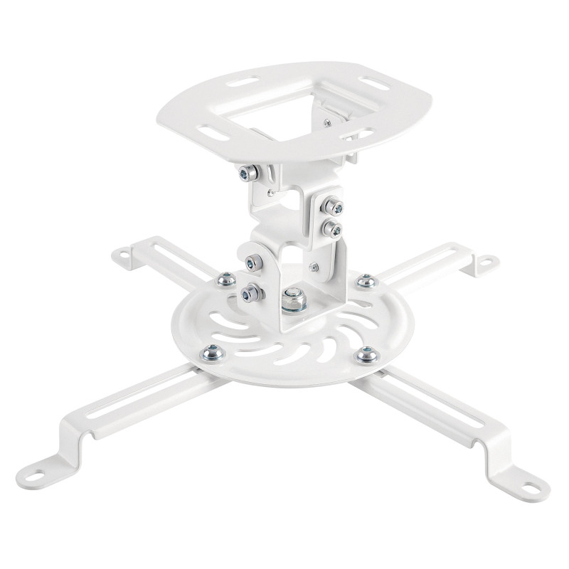 LogiLink BP0057 Support pour vidéoprojecteur et projecteur jusqu'à 13,5 kg Longueur Bras 150 mm Blanc