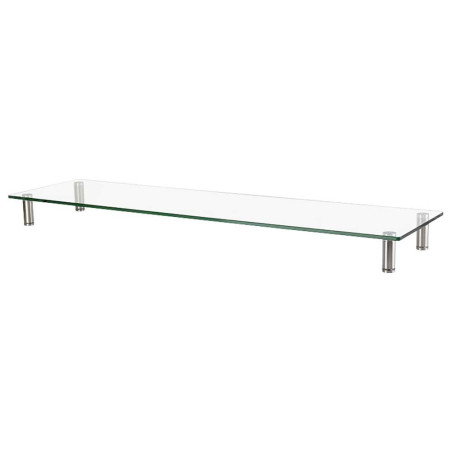 LogiLink BP0060 support d'écran plat pour bureau Autonome Acier inoxydable, Transparent - Supports d'écrans plats pour bureau (A