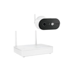 ABUS Caméra sans Fil Pro avec Station de Base (PPIC91000) – Surveillance Intelligente avec LED Blanche