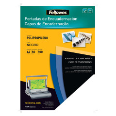 Fellowes 54775 Couvertures de reliure en polypropylène A4 Noir