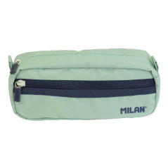 Trousse rectangulaire 2 fermetures éclair série 1918 vert MILAN®