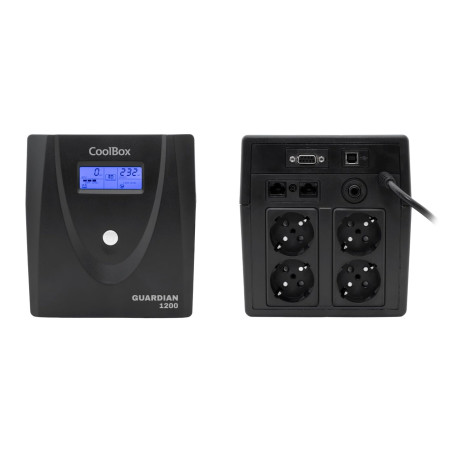 COOLBOX SAI GUARDIAN3 1200VA-720W Con PANTALLA LCD