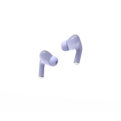 Gembird GMB-Audio Wireless TWS in-Ears Violet - Écouteurs Bluetooth 5.0 avec Temps de Veille de 200h, Appels Mains Libres, Indic