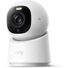 eufy Security Camera Interieure E30, caméra de Surveillance 4K UHD, Rotation 360° et Inclinaison, Vision Nocturne en Couleur, dé