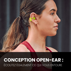 SPC Boost Clip – Écouteurs sans Fil avec Clip Open-Ear | ENC pour des appels clairs | 26h de Batterie | Bluetooth et Google Fast