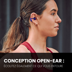 SPC Boost Clip – Écouteurs sans Fil avec Clip Open-Ear | ENC pour des appels clairs | 26h de Batterie | Bluetooth et Google Fast