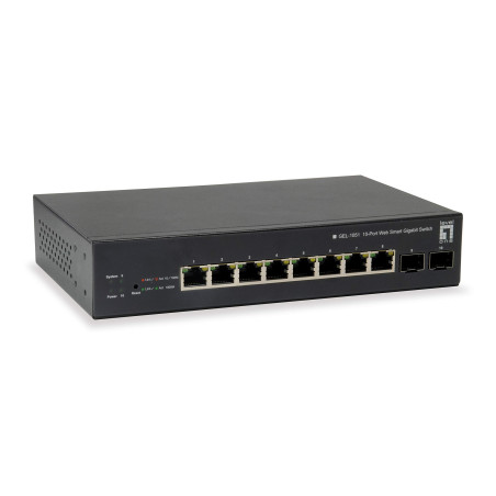 LevelOne GEP-1051 Géré L2/L3/L4 Gigabit Ethernet (10/100/1000) Connexion Ethernet, supportant l'alimentation Via ce Port (PoE) N