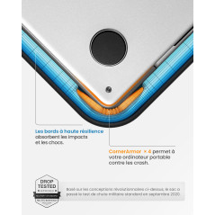 tomtoc 360° Sac pour Laptop pour 13 Pouces MacBook Air M4/A3240 M3/A3113 M2/A2681 M1/A2337 2025-2018, 13 Pouces MacBook Pro M2/A