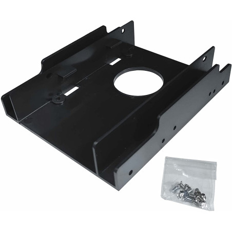 Jedel Kit de support de montage double pour disque dur SSD vers disque dur 2,5" à 3,5"