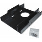 Jedel Kit de support de montage double pour disque dur SSD vers disque dur 2,5" à 3,5" Jedel Kit de support de montage double pour disque dur SSD vers disque dur 2,5" à 3,5"