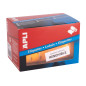 APLI 10088-Rouleau d'étiquettes PVP orange fluo amovibles Orange fluo 16 x 22 mm APLI 10088-Rouleau d'étiquettes PVP orange fluo amovibles Orange fluo 16 x 22 mm