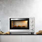Cecotec Four de comptoir Bake&Toast 3090 Blanc Gyro, 30 L, 1500 W, 5 fonctions différentes, Comprend une broche rotative, Éclair Cecotec Four de comptoir Bake&Toast 3090 Blanc Gyro, 30 L, 1500 W, 5 fonctions différentes, Comprend une broche rotative, Éclair