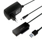 Logilink AU0050 Adaptateur USB 3.0 vers SATA 3G/6G avec Interrupteur on/Off Noir Logilink AU0050 Adaptateur USB 3.0 vers SATA 3G/6G avec Interrupteur on/Off Noir